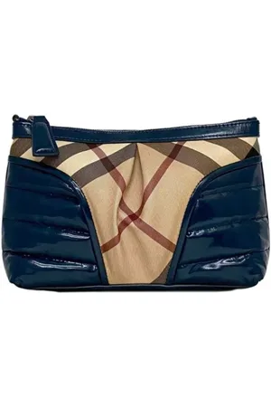 Burberry Pre-owned, Kobieta, Beżowy, ONE SIZE, Skóra, Pre-owned Leather clutches