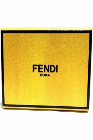Fendi Pre-owned, Kobieta, Żółty, ONE SIZE, Pre-owned Leather key-holders