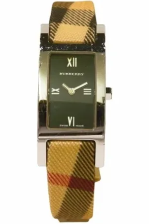 Burberry Pre-owned, Kobieta, Wielobarwność, ONE SIZE, Skóra, Pre-owned Leather watches