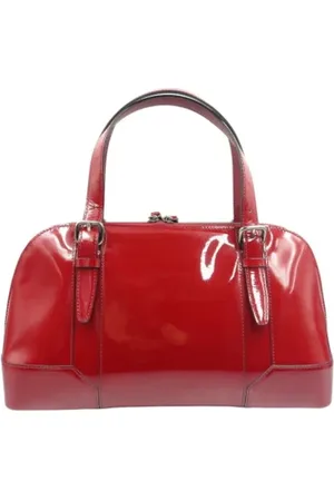 Burberry Pre-owned, Kobieta, Czerwony, ONE SIZE, Skóra, Pre-owned Skórzane torebki