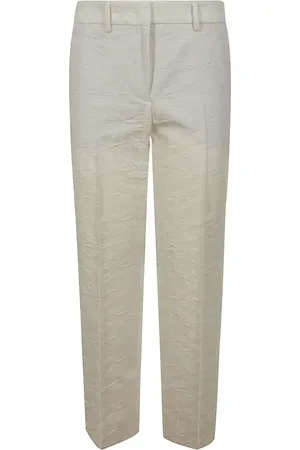 Incotex Spodnie, Kobieta, Beżowy, S, Bawełna, Ivory Refined Spodnie na wszechstronny wygląd