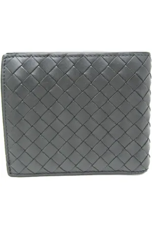 Bottega Veneta Pre-owned, Kobieta, Szary, ONE SIZE, Skóra, Pre-owned skórzane portfele