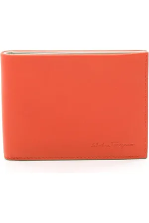 Salvatore Ferragamo Pre-owned, Kobieta, Pomarańczowy, ONE SIZE, Pre-owned skórzane portfele