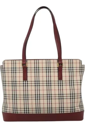 Burberry Pre-owned, Kobieta, Beżowy, ONE SIZE, Pre-owned Canvas handbags