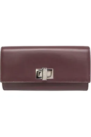 Fendi Pre-owned, Kobieta, Czerwony, ONE SIZE, Skóra, Pre-owned skórzane portfele