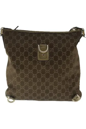 Gucci Pre-owned, Kobieta, brązowy, ONE SIZE, Pre-owned Canvas gucci-bags