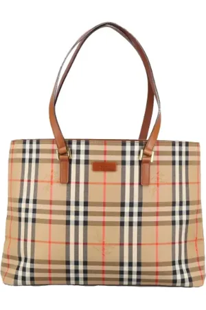 Burberry Pre-owned, Kobieta, Beżowy, ONE SIZE, Pre-owned Canvas totes