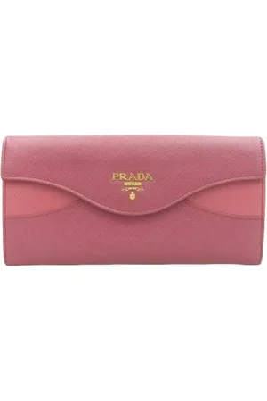 Prada Pre-owned, Kobieta, Różowy, ONE SIZE, Skóra, Pre-owned skórzane portfele