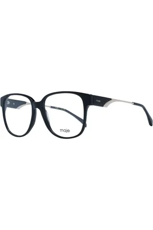 Maje Akcesoria, Kobieta, Czarny, ONE SIZE, Czarne kwadratowe okulary