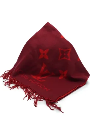 LOUIS VUITTON Pre-owned, Kobieta, Czerwony, ONE SIZE, Kaszmir, Pre-owned Cashmere scarves