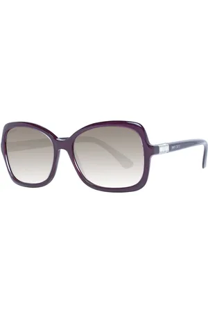 Jimmy Choo Akcesoria, Kobieta, Wielobarwność, ONE SIZE, Prostokątne okulary przeciwsłoneczne