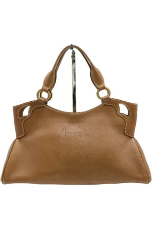 Cartier Pre-owned, Kobieta, brązowy, ONE SIZE, Skóra, Pre-owned Leather totes
