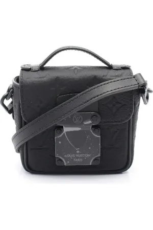 LOUIS VUITTON Pre-owned, Mężczyzna, Czarny, ONE SIZE, Skóra, Pre-owned Skórzane torebki