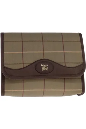 Burberry Pre-owned, Kobieta, Beżowy, ONE SIZE, Pre-owned Canvas clutches