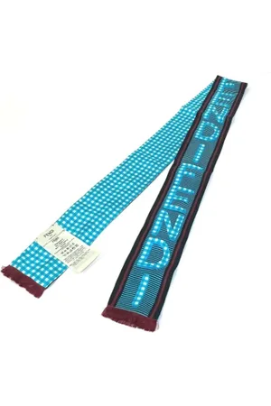 Fendi Pre-owned, Kobieta, Niebieski, ONE SIZE, Pre-owned Silk scarves