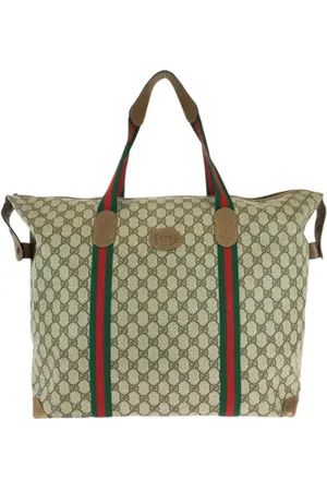 Gucci Pre-owned, Kobieta, Czarny, ONE SIZE, Skóra, Pre-owned Canvas travel-bags
