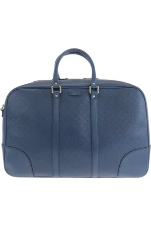 Gucci Pre-owned, Mężczyzna, Niebieski, ONE SIZE, Skóra, Pre-owned Leather briefcases