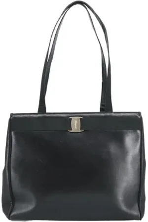 Salvatore Ferragamo Pre-owned, Kobieta, Czarny, ONE SIZE, Skóra, Pre-owned Leather totes
