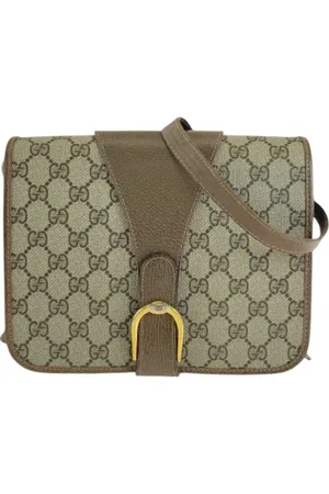 Gucci Pre-owned, Kobieta, brązowy, ONE SIZE, Skóra, Pre-owned Canvas shoulder-bags