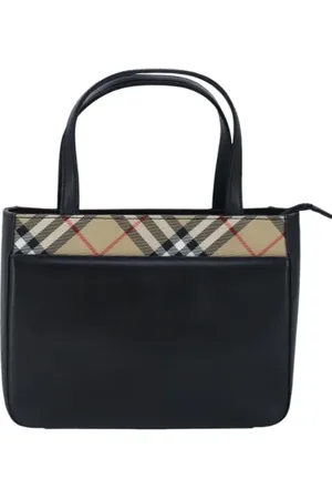 Burberry Pre-owned, Kobieta, Czarny, ONE SIZE, Skóra, Pre-owned Skórzane torebki