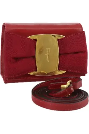 Salvatore Ferragamo Pre-owned, Kobieta, Czerwony, ONE SIZE, Skóra, Pre-owned Leather clutches