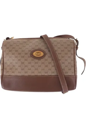 Gucci Pre-owned, Kobieta, brązowy, ONE SIZE, Skóra, Pre-owned Canvas shoulder-bags