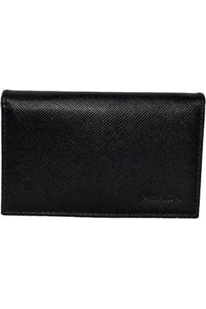 Prada Pre-owned, Kobieta, Czarny, ONE SIZE, Skóra, Pre-owned skórzane portfele