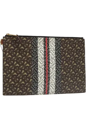Burberry Pre-owned, Kobieta, brązowy, ONE SIZE, Skóra, Pre-owned Leather clutches