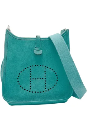 Hermès Pre-owned, Kobieta, Niebieski, ONE SIZE, Skóra, Pre-owned skórzane torby na ramię