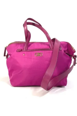 Salvatore Ferragamo Pre-owned, Kobieta, Różowy, ONE SIZE, Skóra, Pre-owned Skórzane torebki