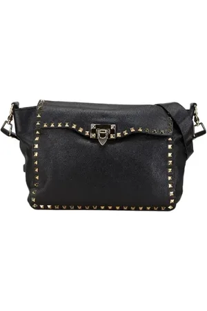 VALENTINO Pre-owned, Kobieta, Czarny, ONE SIZE, Skóra, Pre-owned Leather crossbody-bags