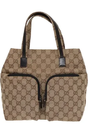 Gucci Pre-owned, Kobieta, Beżowy, ONE SIZE, Pre-owned Canvas gucci-bags