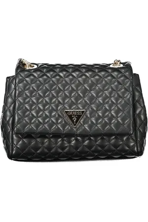 Guess Torebki, Kobieta, Czarny, ONE SIZE, Len, Czarna torebka damska z polietylenu