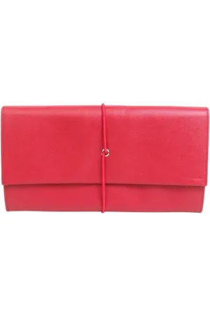 Prada Pre-owned, Kobieta, Czerwony, ONE SIZE, Skóra, Pre-owned skórzane portfele