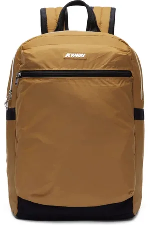 K-Way Torebki, unisex, brązowy, ONE SIZE, Nylon, Wszechstronny i kompaktowy brązowy plecak