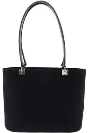Salvatore Ferragamo Pre-owned, Kobieta, Czarny, ONE SIZE, Skóra, Pre-owned Skórzane torebki