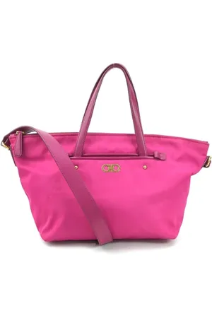 Salvatore Ferragamo Pre-owned, Kobieta, Różowy, ONE SIZE, Skóra, Pre-owned Skórzane torebki