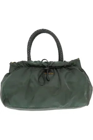 Prada Pre-owned, Kobieta, Zielony, ONE SIZE, Pre-owned Fabric prada-bags