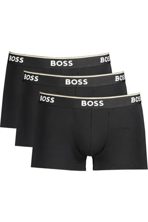 HUGO BOSS Bielizna, Mężczyzna, Czarny, XL, Czarny Bawełniany Męski Komplet Bokserek