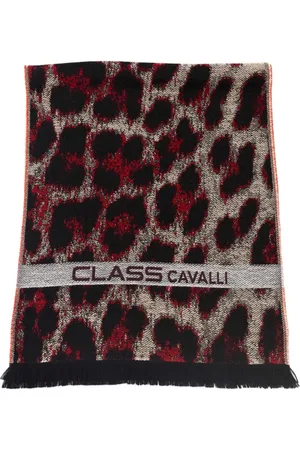Roberto Cavalli Akcesoria, Mężczyzna, Czerwony, ONE SIZE, Winter Scarves