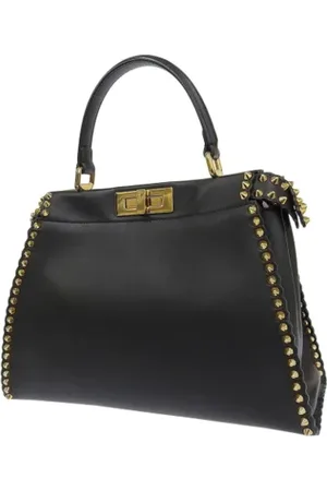 Fendi Pre-owned, Kobieta, Czarny, ONE SIZE, Skóra, Pre-owned Leather fendi-bags