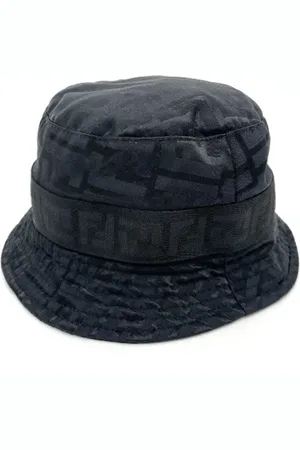 Fendi Pre-owned, Kobieta, Czarny, ONE SIZE, Pre-owned Fabric hats