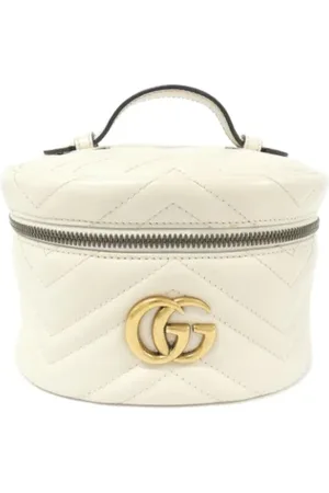 Gucci Pre-owned, Kobieta, Beżowy, ONE SIZE, Skóra, Pre-owned Leather gucci-bags
