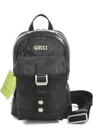 Gucci Pre-owned, Mężczyzna, Czarny, ONE SIZE, Nylon, Pre-owned Canvas shoulder-bags