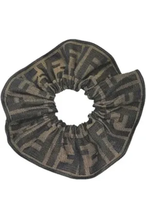 Fendi Pre-owned, Kobieta, brązowy, ONE SIZE, Pre-owned Canvas hair-accessories