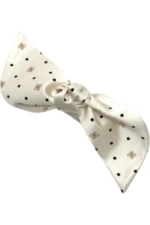 Fendi Pre-owned, Kobieta, Beżowy, ONE SIZE, Pre-owned Silk hair-accessories