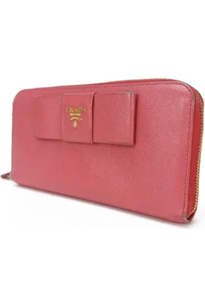 Prada Pre-owned, Kobieta, Różowy, ONE SIZE, Skóra, Pre-owned Fabric wallets