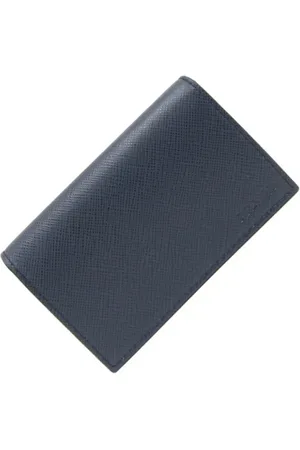 Prada Pre-owned, Kobieta, Niebieski, ONE SIZE, Skóra, Pre-owned skórzane portfele