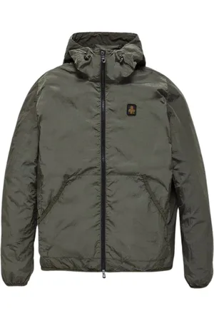 RefrigiWear Kurtki, Mężczyzna, Zielony, 3XL, Zielona Kurtka Męska z Poliamidu
