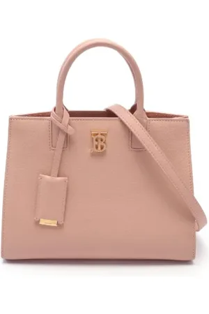 Burberry Pre-owned, Kobieta, Różowy, ONE SIZE, Skóra, Pre-owned Skórzane torebki